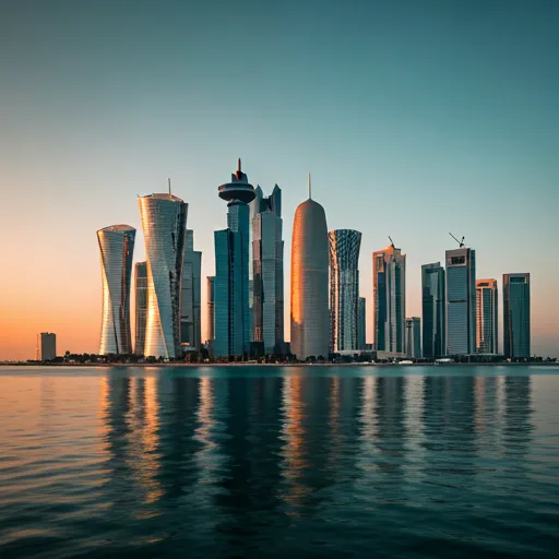 Qatar skyline